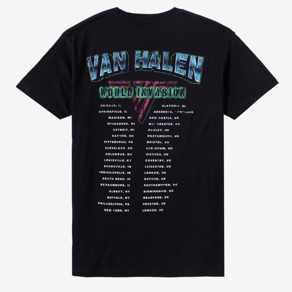 NWT Van Halen 1978 World Tour T-Shirt Size Small - Picture 7 of 9